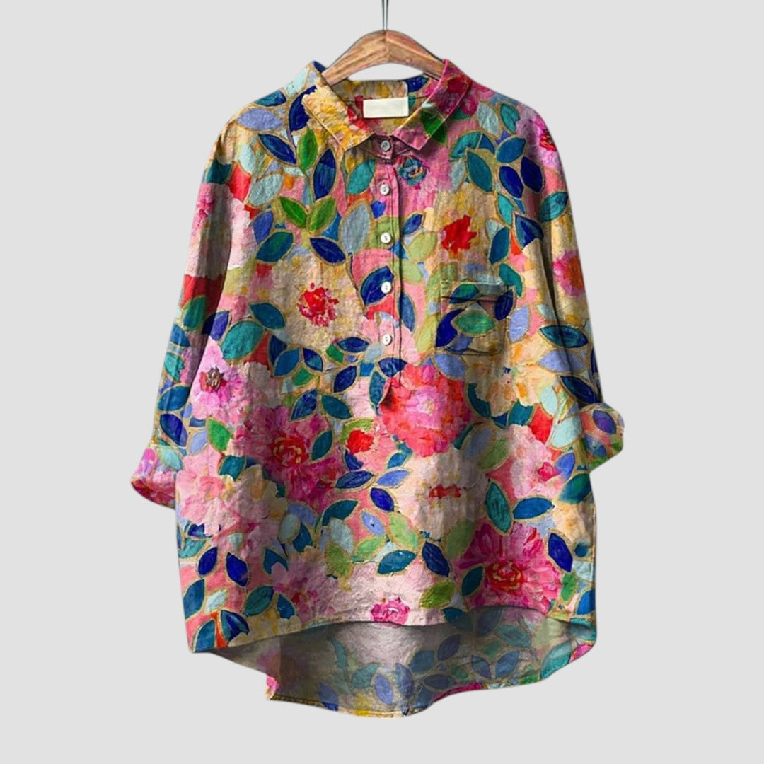 ZÉLIA | Camisa Floreada Cómoda y a la Moda
