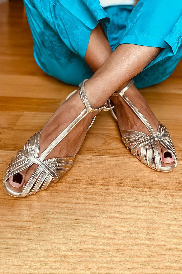 GIADA | Sandalias Doradas