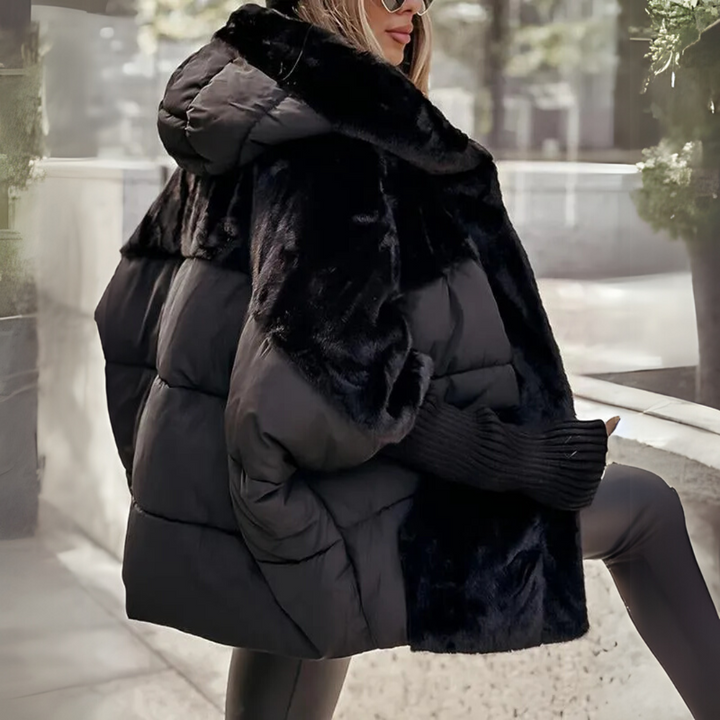 Delfina | Lujosa chaqueta con capucha de teddy
