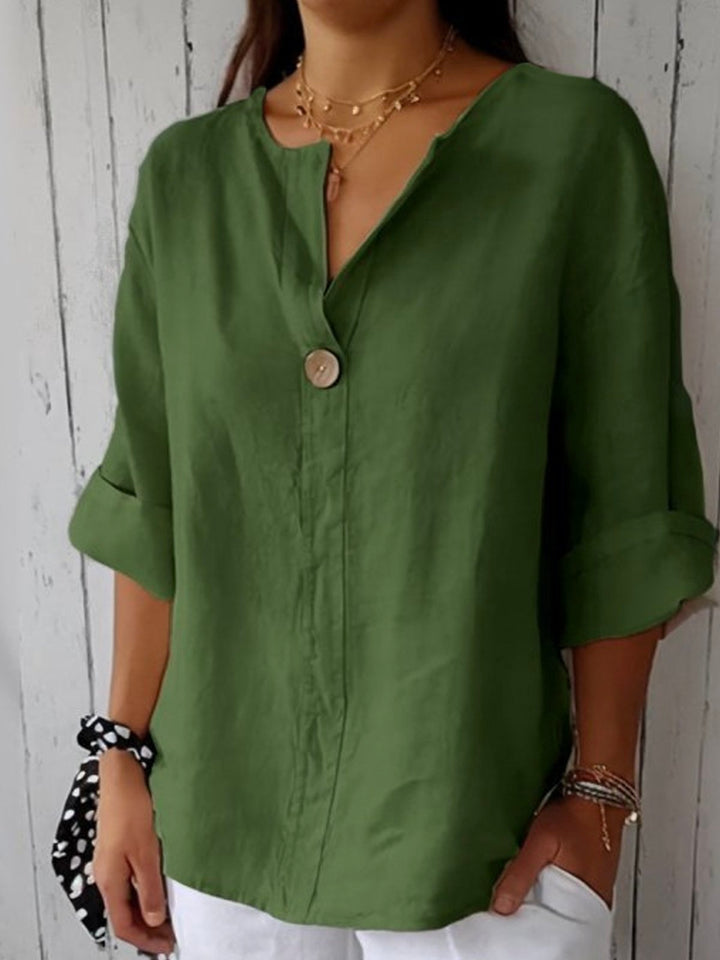 Aubri | Blusa Relajada con Escote en V