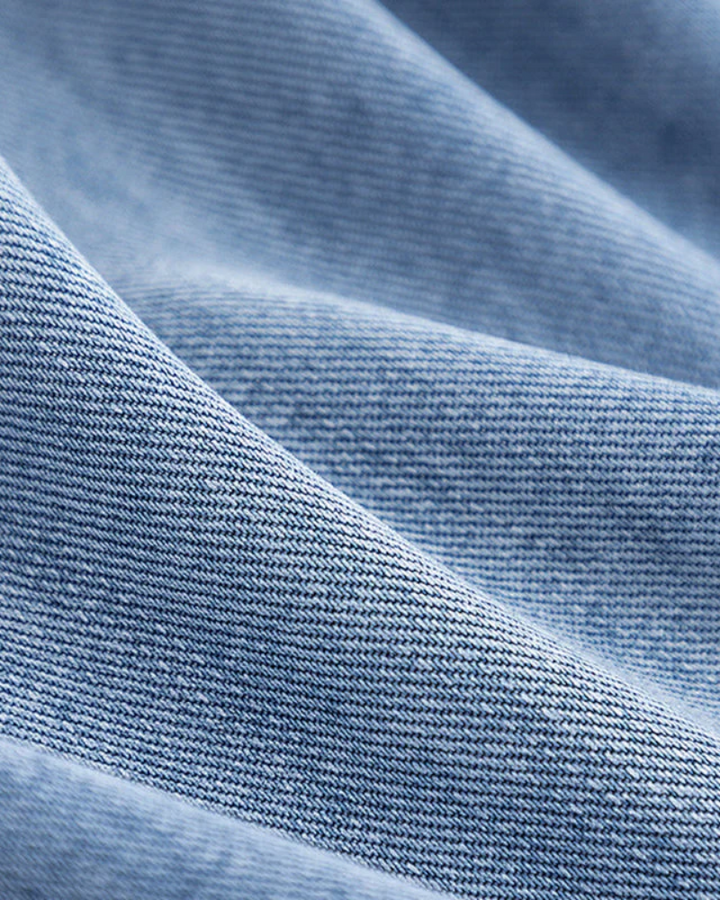 Sara | Abrigo de denim y de camel