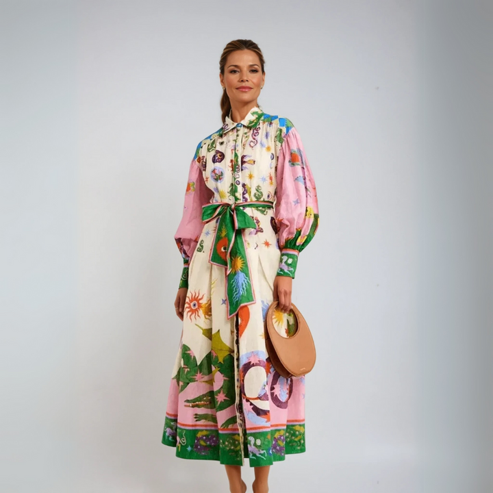 Dorthe™ | Elegante vestido largo italiano