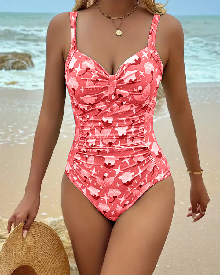 Zoé | Traje de baño de una pieza sin mangas con estampado