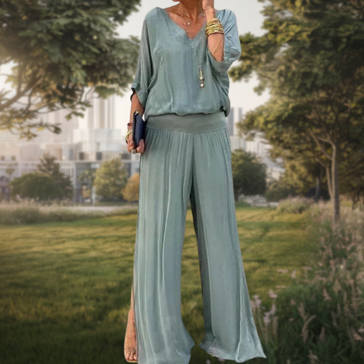 Jolia | Conjunto Bohemio Elegante de 2 Piezas con Ajuste Relajado