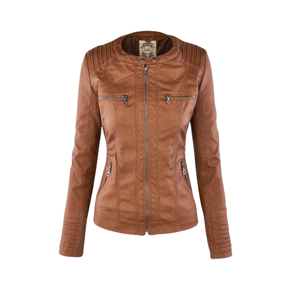 Zara | Chaqueta de cuero italiana