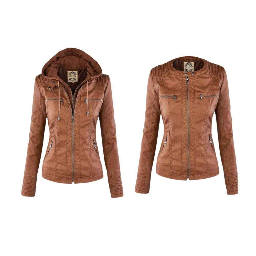 Zara | Chaqueta de cuero italiana