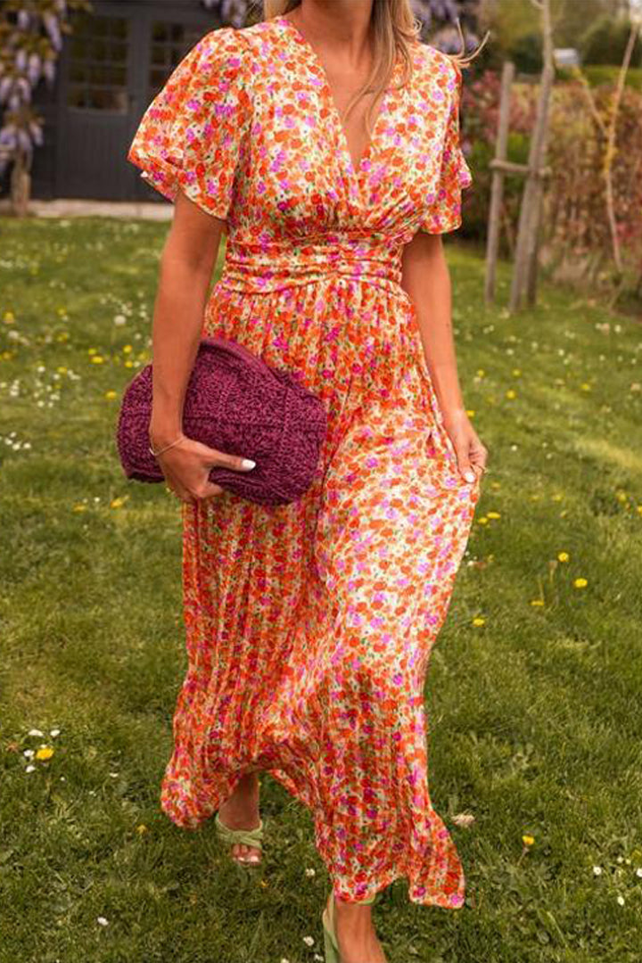 Pauline - Vestido Largo con Estampado Floral