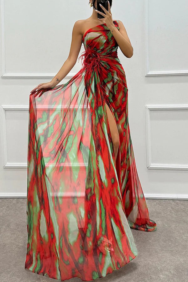 Agnetha | Vestido Maxi Vibrante
