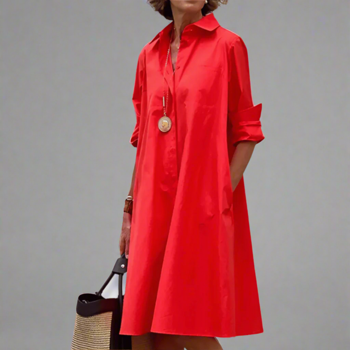 Sandrine |Vestido Polo Casual y Elegante