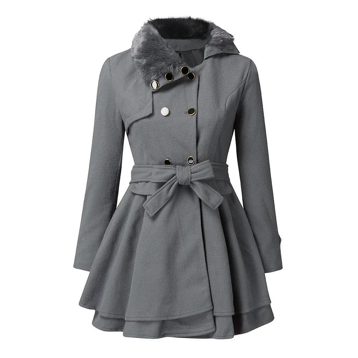 Brenda | Elegante Trinchera con piel vegana