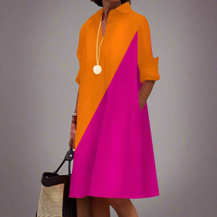 Sandrine |Vestido Polo Casual y Elegante