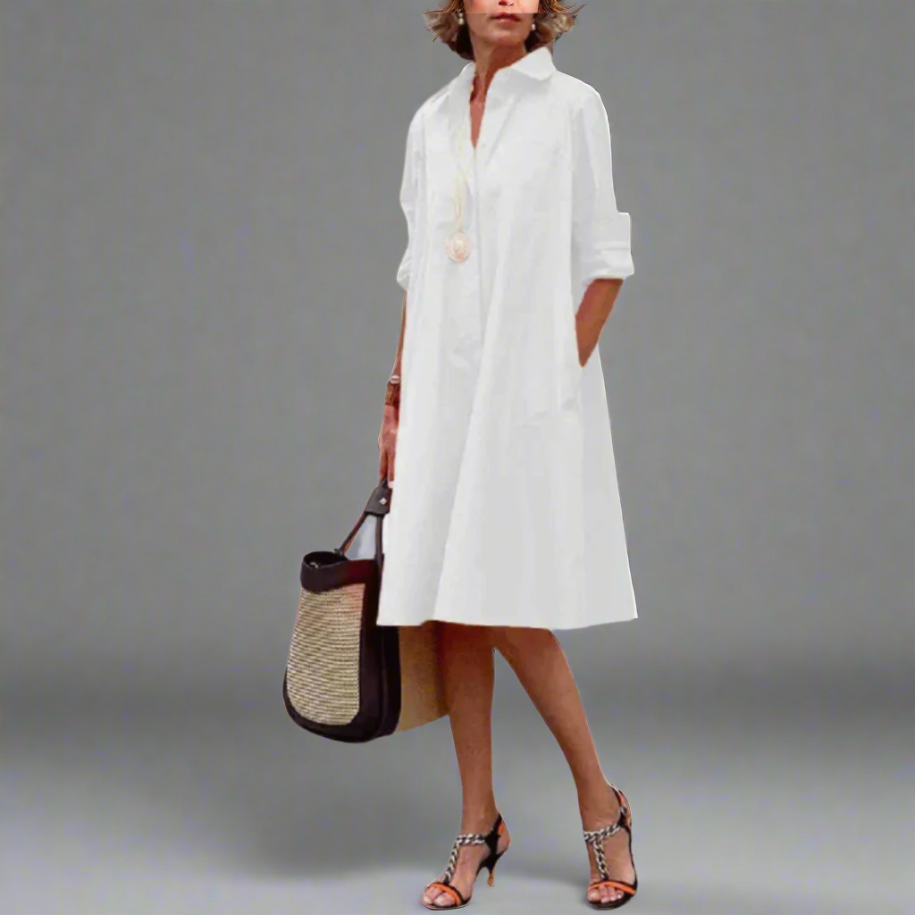 Sandrine |Vestido Polo Casual y Elegante