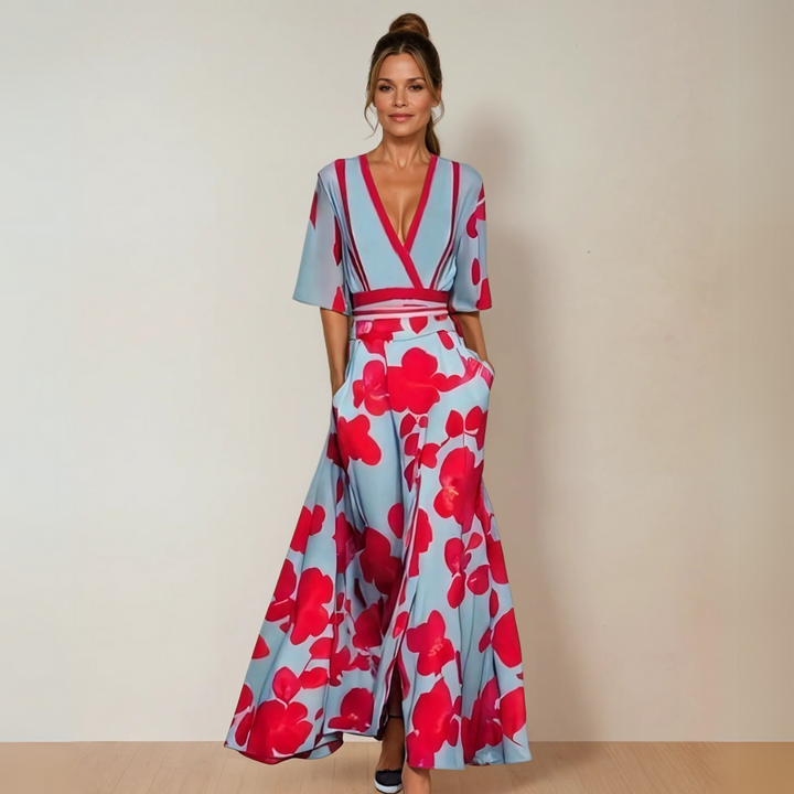 Amara | Bata Floral Clásica
