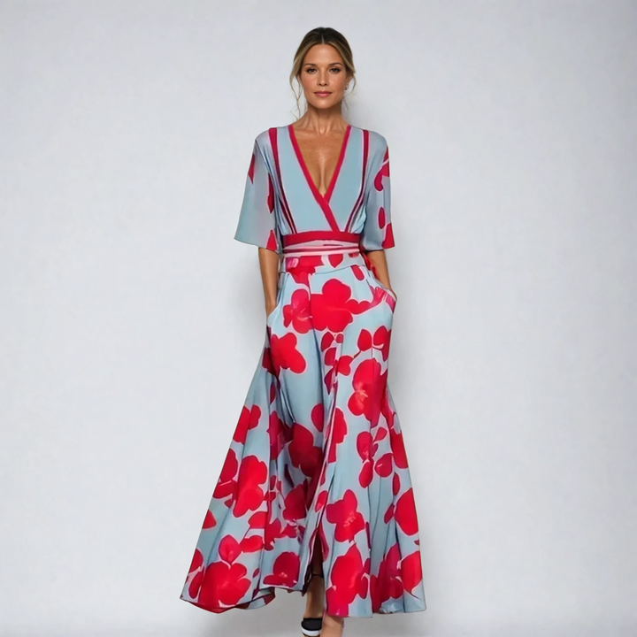Amara | Bata Floral Clásica