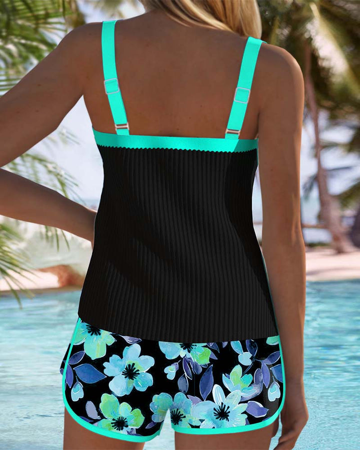 Laluna® | Conjunto de Tankini Elegante de Dos Piezas