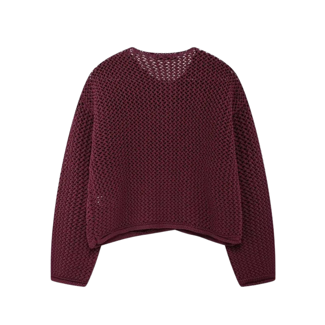 Viola | Chaqueta de punto con botones dorados