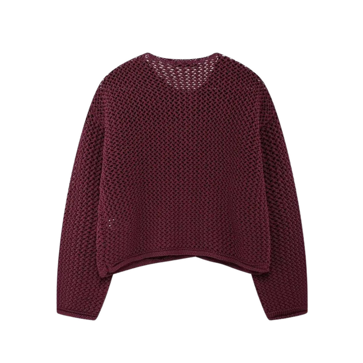 Viola | Chaqueta de punto con botones dorados