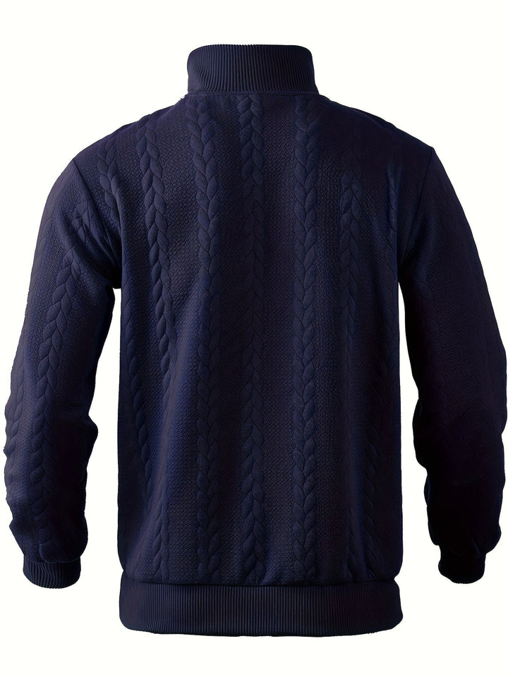 Arsenio | Suéter vintage para hombres con cremallera