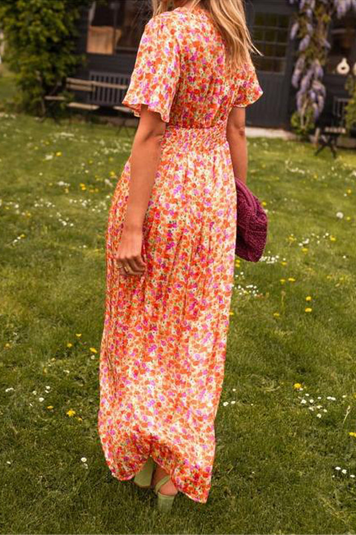 Pauline - Vestido Largo con Estampado Floral