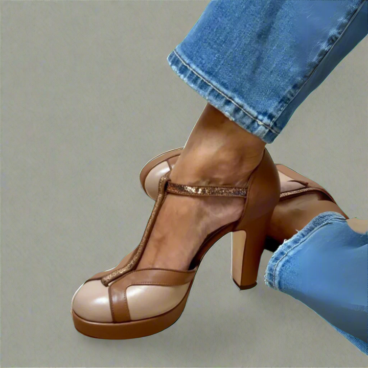 Criselmara | Sandalias Elegantes con Tacón para Máxima Comodidad