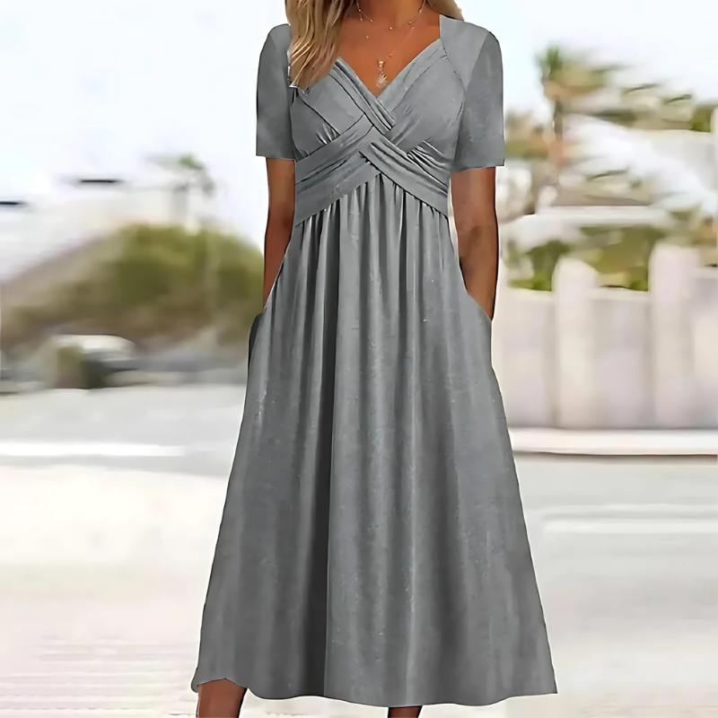 Leia | Vestido Elegante con Cobertura de Abdomen