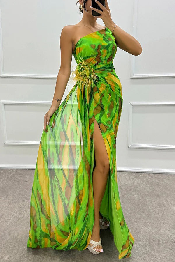 Agnetha | Vestido Maxi Vibrante