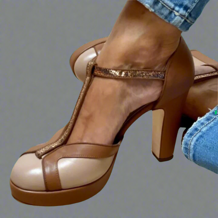 Criselmara | Sandalias Elegantes con Tacón para Máxima Comodidad