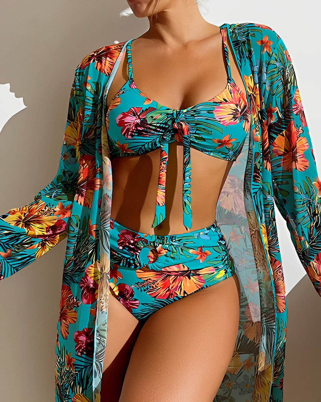 Marina™ | Conjunto de bikini y pareo de lujo