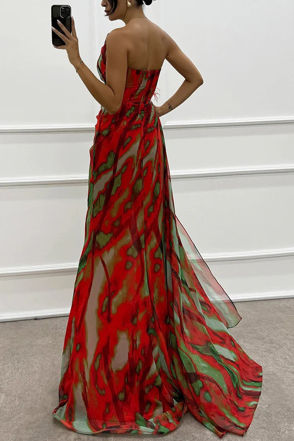 Agnetha | Vestido Maxi Vibrante