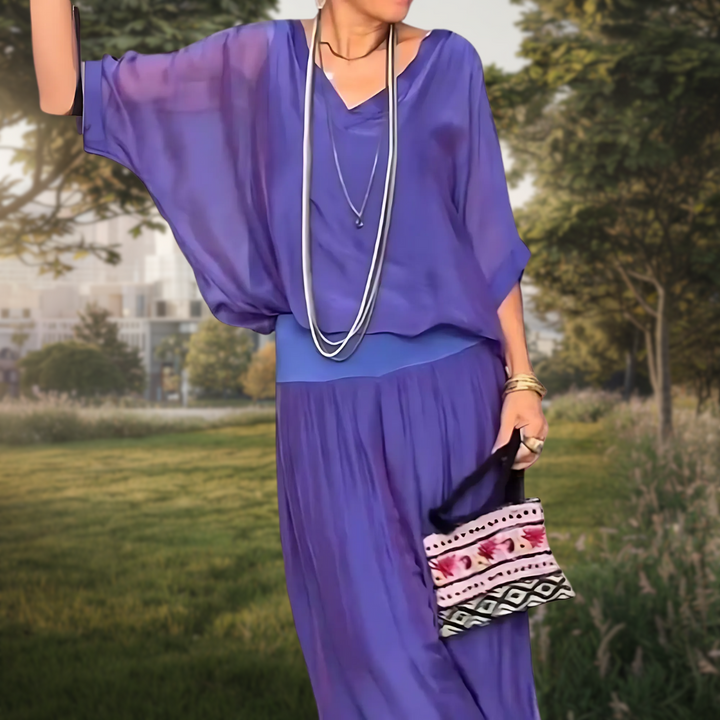 Jolia | Conjunto Bohemio Elegante de 2 Piezas con Ajuste Relajado