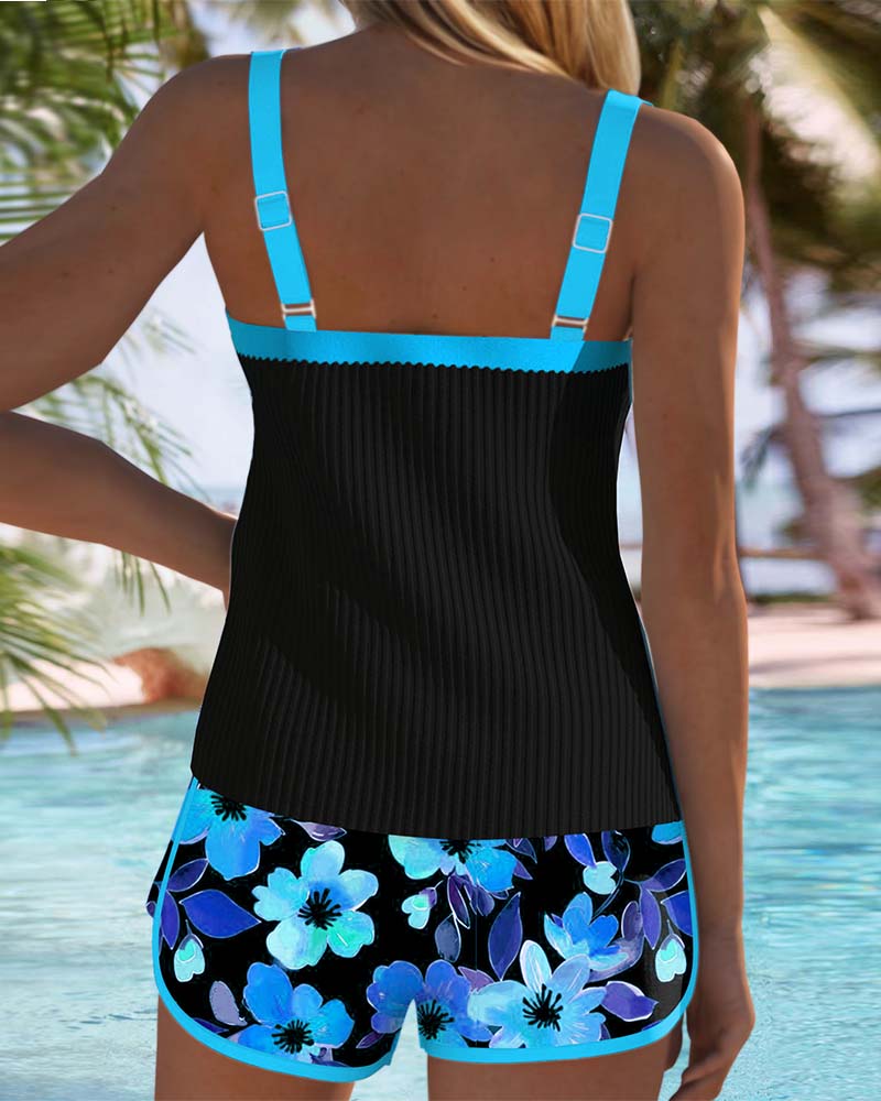 Laluna® | Conjunto de Tankini Elegante de Dos Piezas