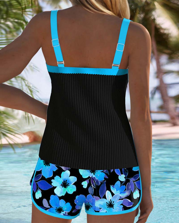 Laluna® | Conjunto de Tankini Elegante de Dos Piezas
