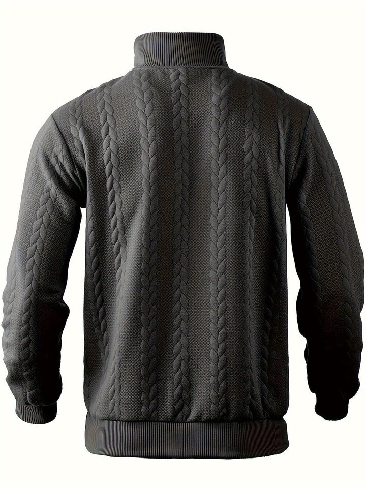 Arsenio | Suéter vintage para hombres con cremallera