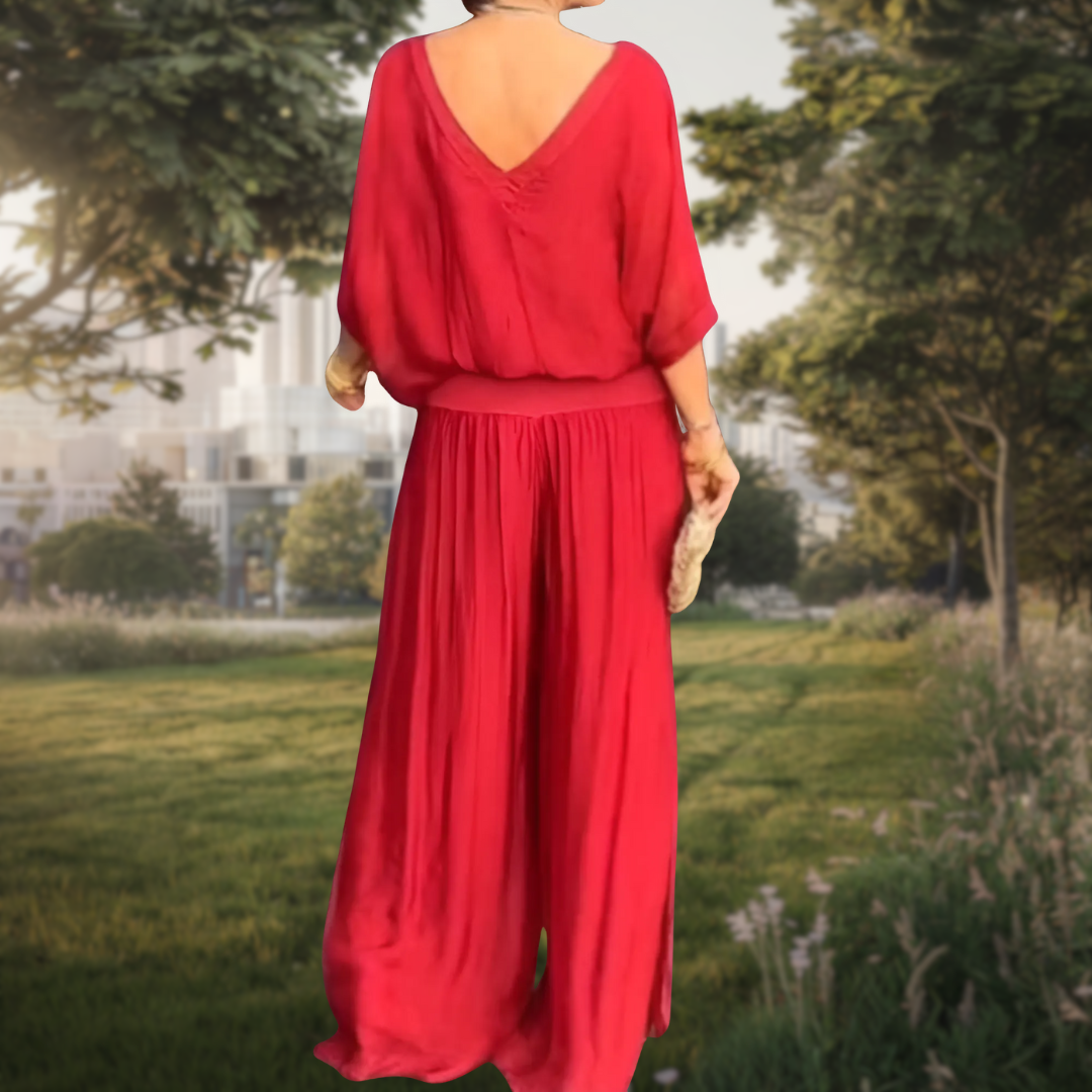 Jolia | Conjunto Bohemio Elegante de 2 Piezas con Ajuste Relajado