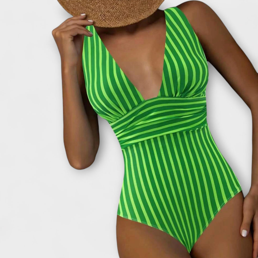 Aurora™ | Traje de baño de una pieza a rayas