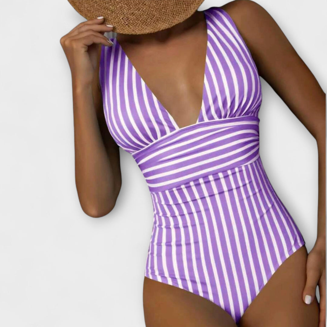 Aurora™ | Traje de baño de una pieza a rayas