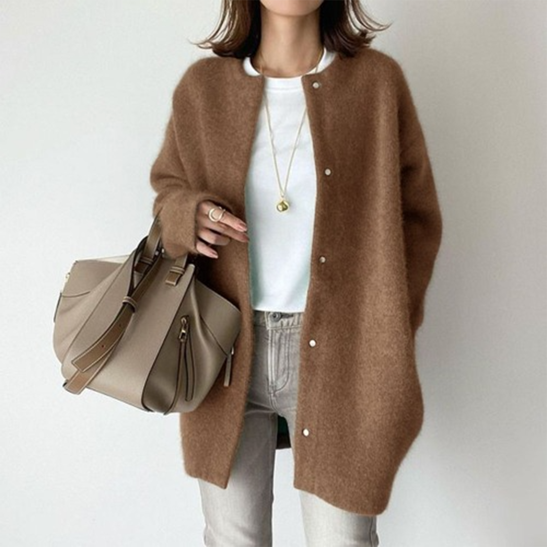 Ariadna | Elegante chaqueta de punto de cachemira