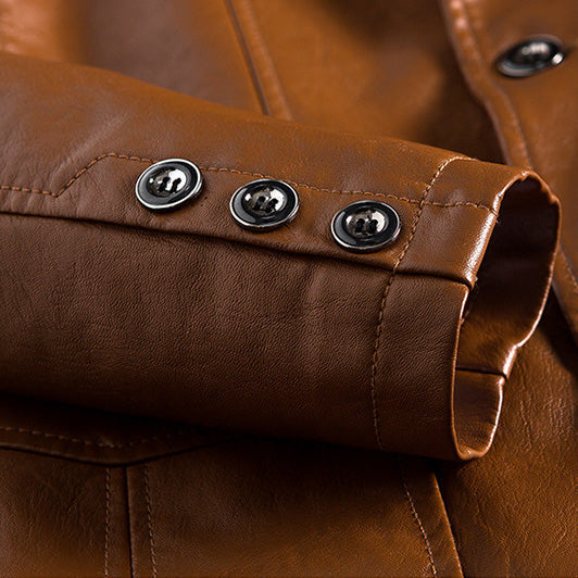 Antonio | Classic Chaqueta de piel de terciopelo