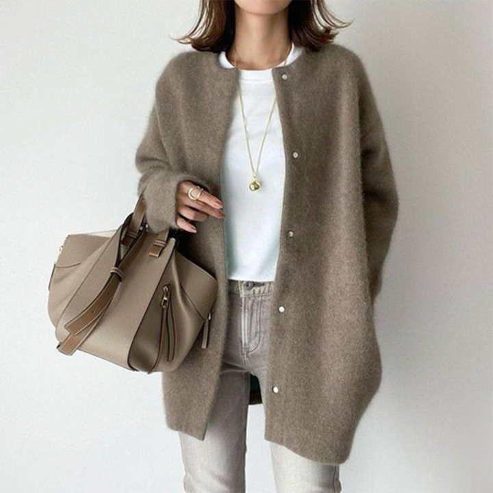 Ariadna | Elegante chaqueta de punto de cachemira