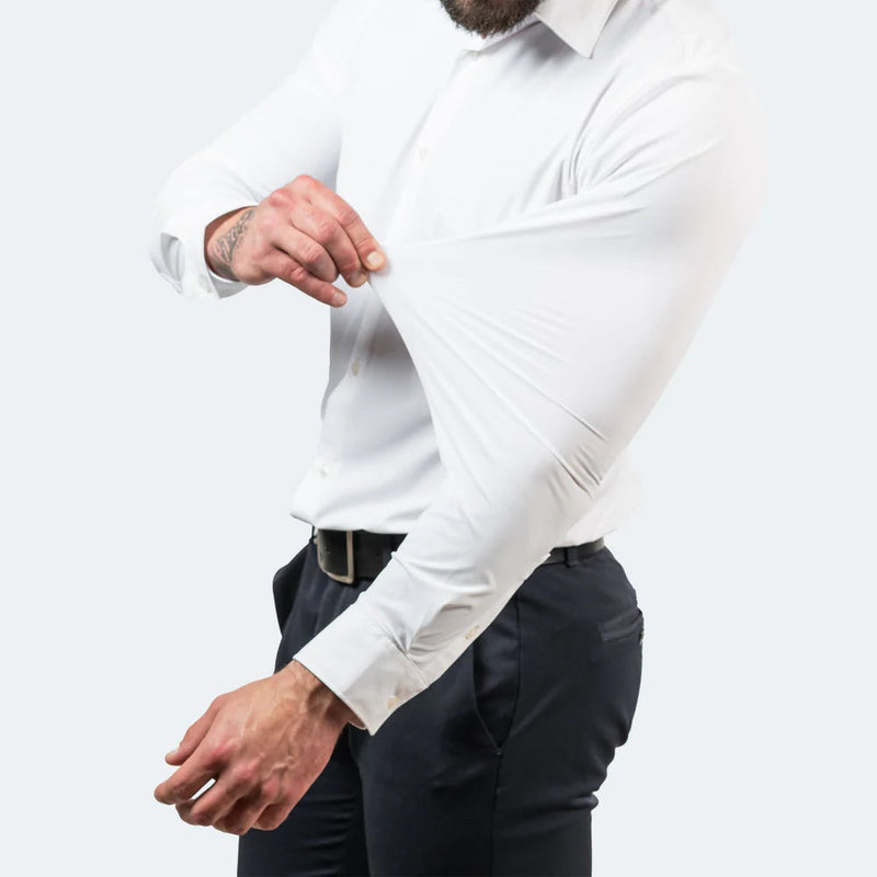NovaFlex | Camisa de Hombre Elástica Antiedad