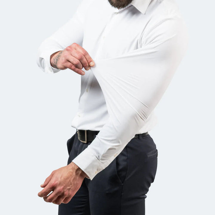 NovaFlex | Camisa de Hombre Elástica Antiedad