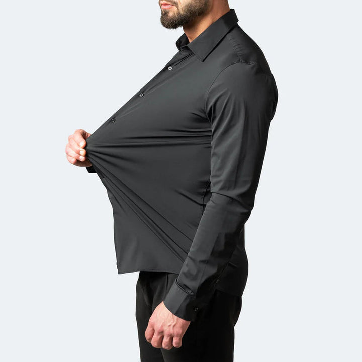 NovaFlex | Camisa de Hombre Elástica Antiedad