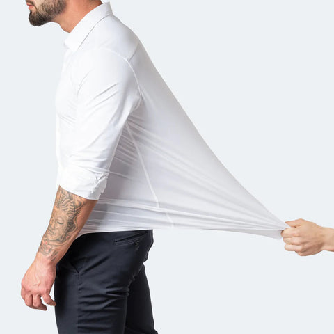 NovaFlex | Camisa de Hombre Elástica Antiedad