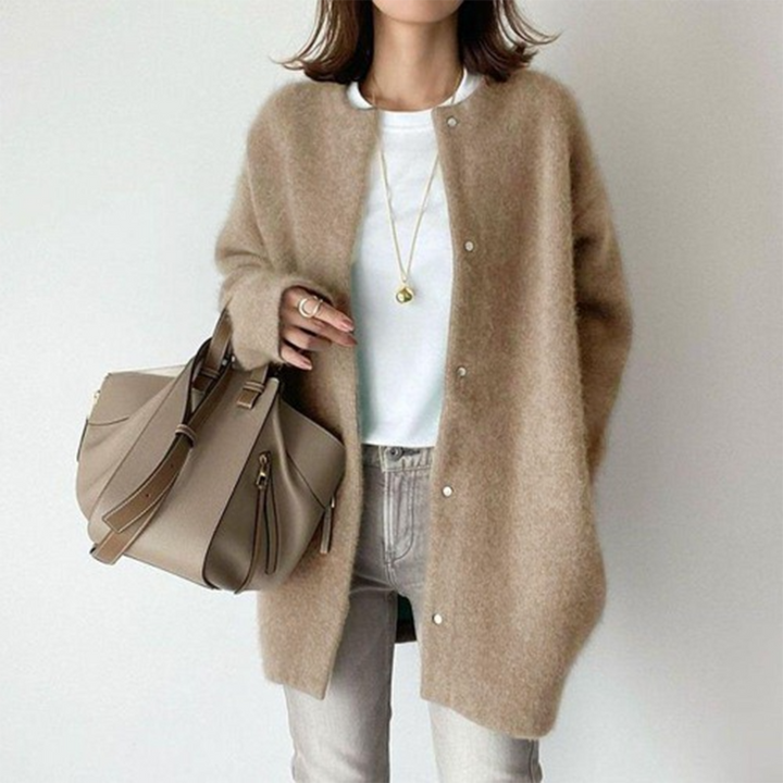 Ariadna | Elegante chaqueta de punto de cachemira