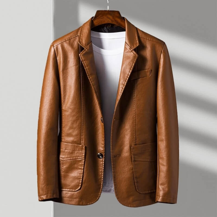 Antonio | Classic Chaqueta de piel de terciopelo