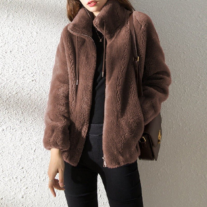 Verónica | Cálida chaqueta de forro polar reversible para mujeres