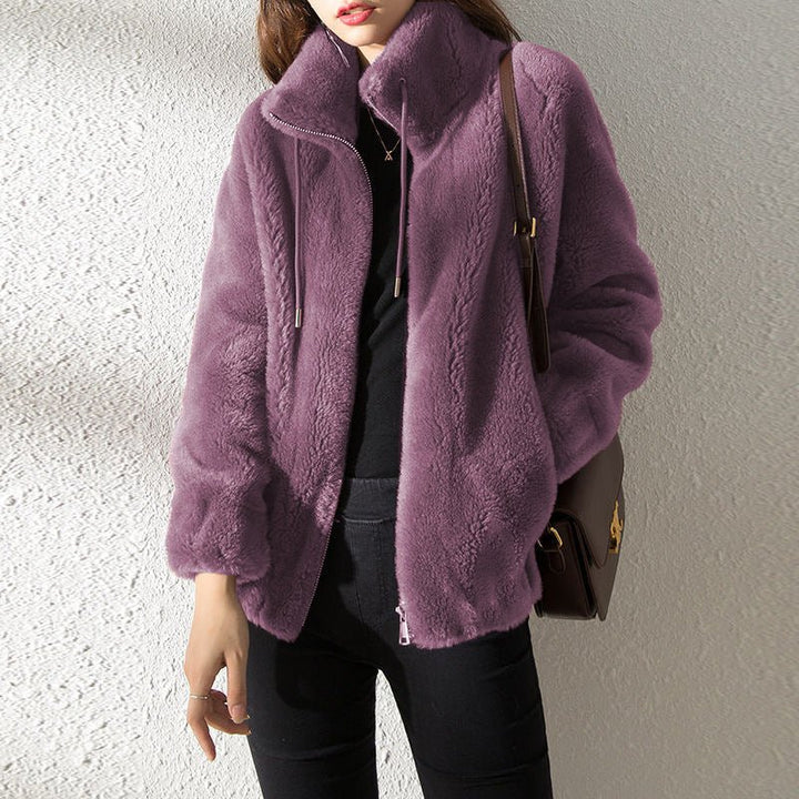 Verónica | Cálida chaqueta de forro polar reversible para mujeres