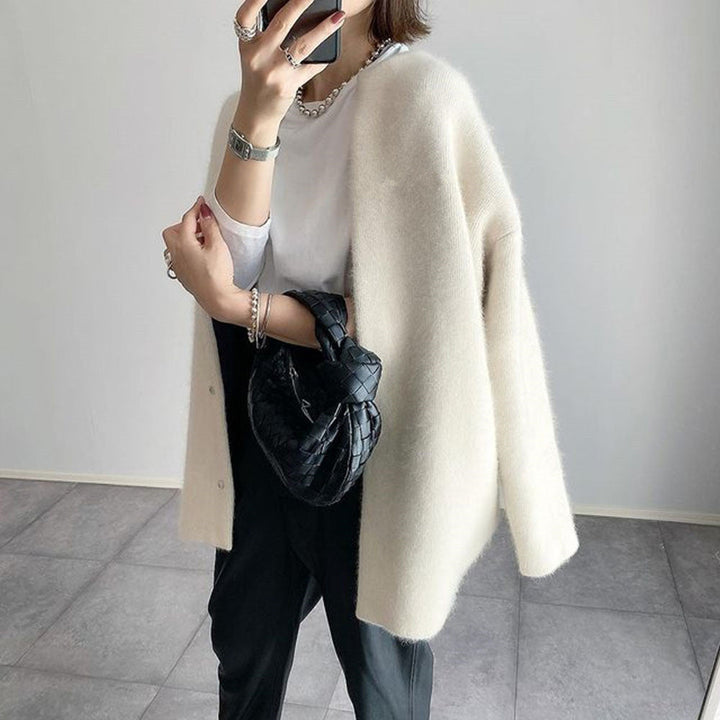 Ariadna | Elegante chaqueta de punto de cachemira