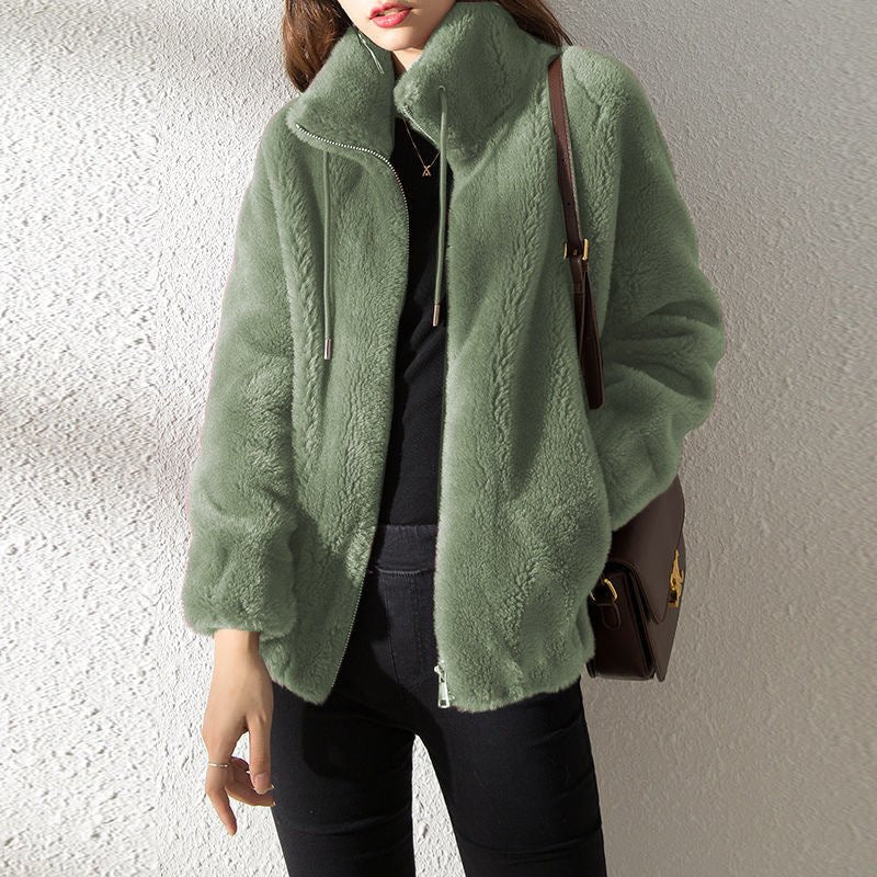 Verónica | Cálida chaqueta de forro polar reversible para mujeres