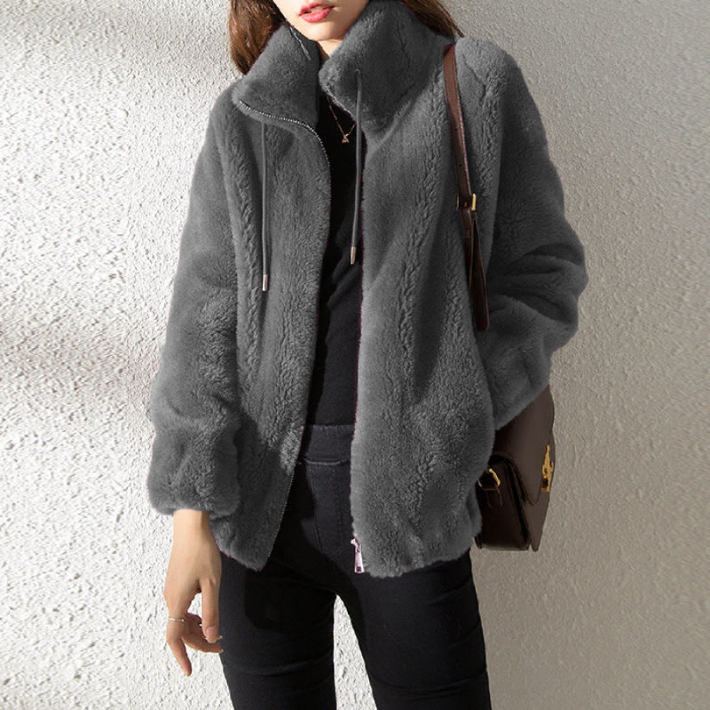 Verónica | Cálida chaqueta de forro polar reversible para mujeres